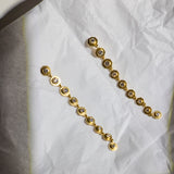 Octavia | Long Row Earrings
